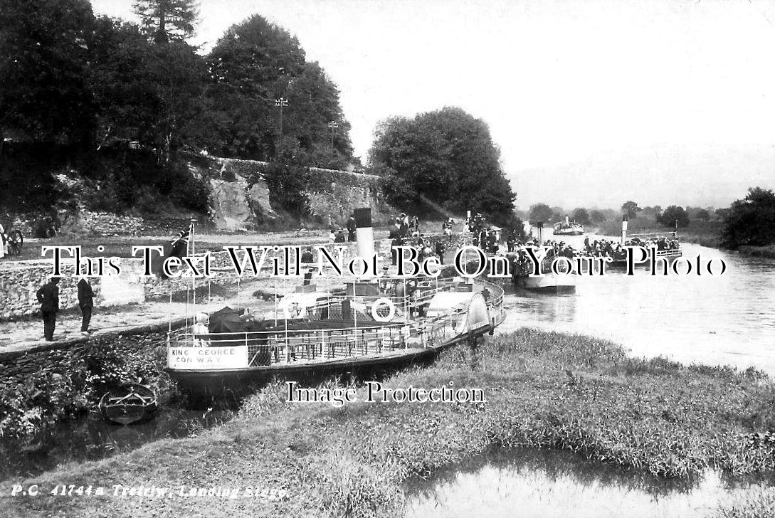 WL 363 - Trefriw Landing Stage, Wales c1909