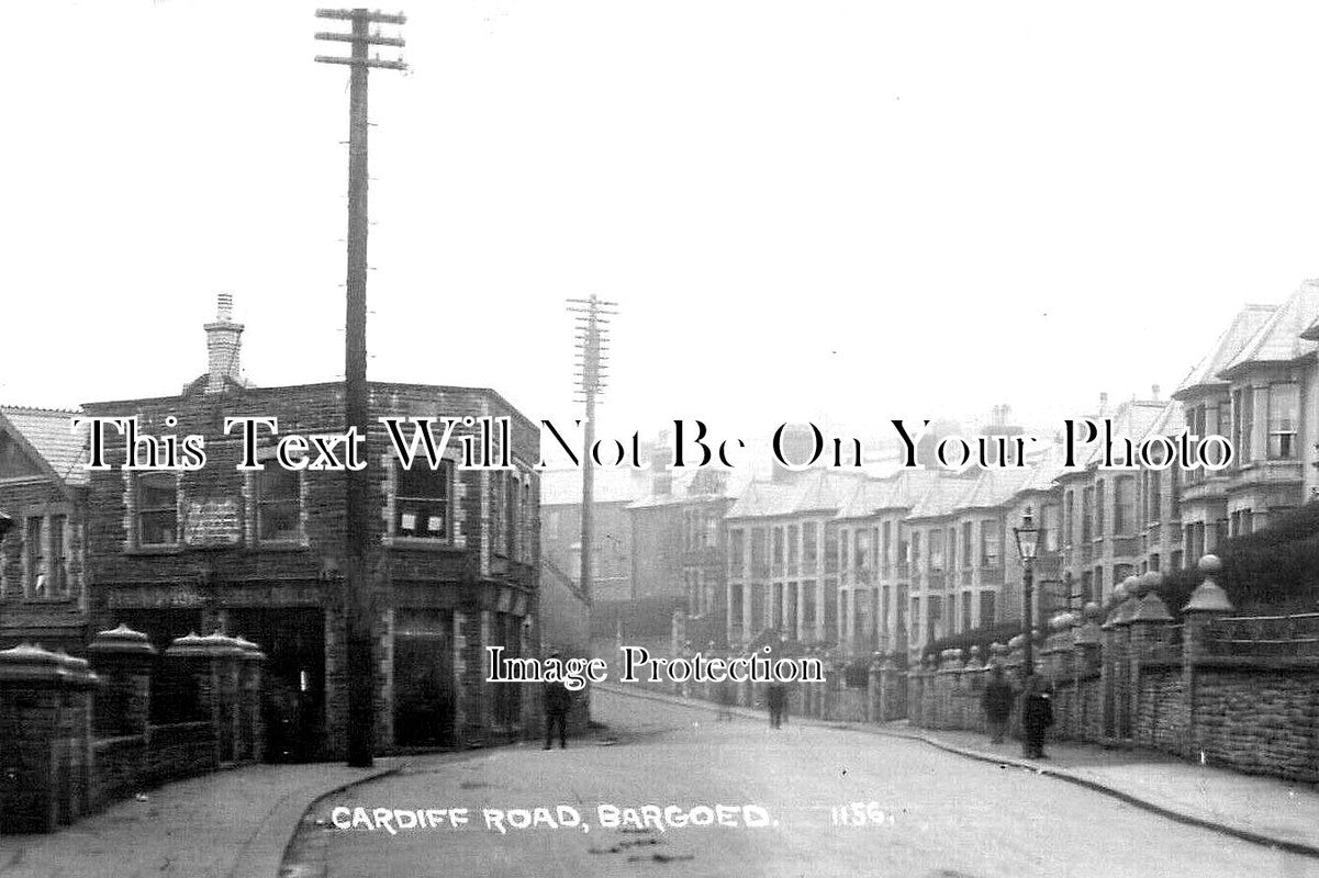 WL 387 - Cardiff Road, Bargoed, Wales c1912