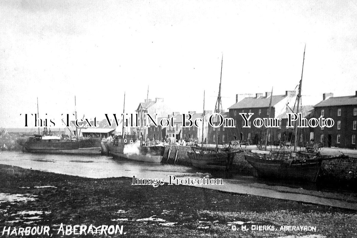 WL 414 - The Harbour, Aberaeron, Aberayron, Wales c1906