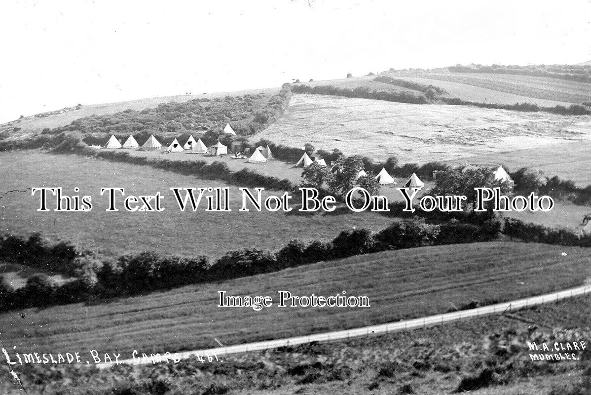 WL 473 - Limeslade Bay Camps, Mumbles, Swansea, Wales c1915