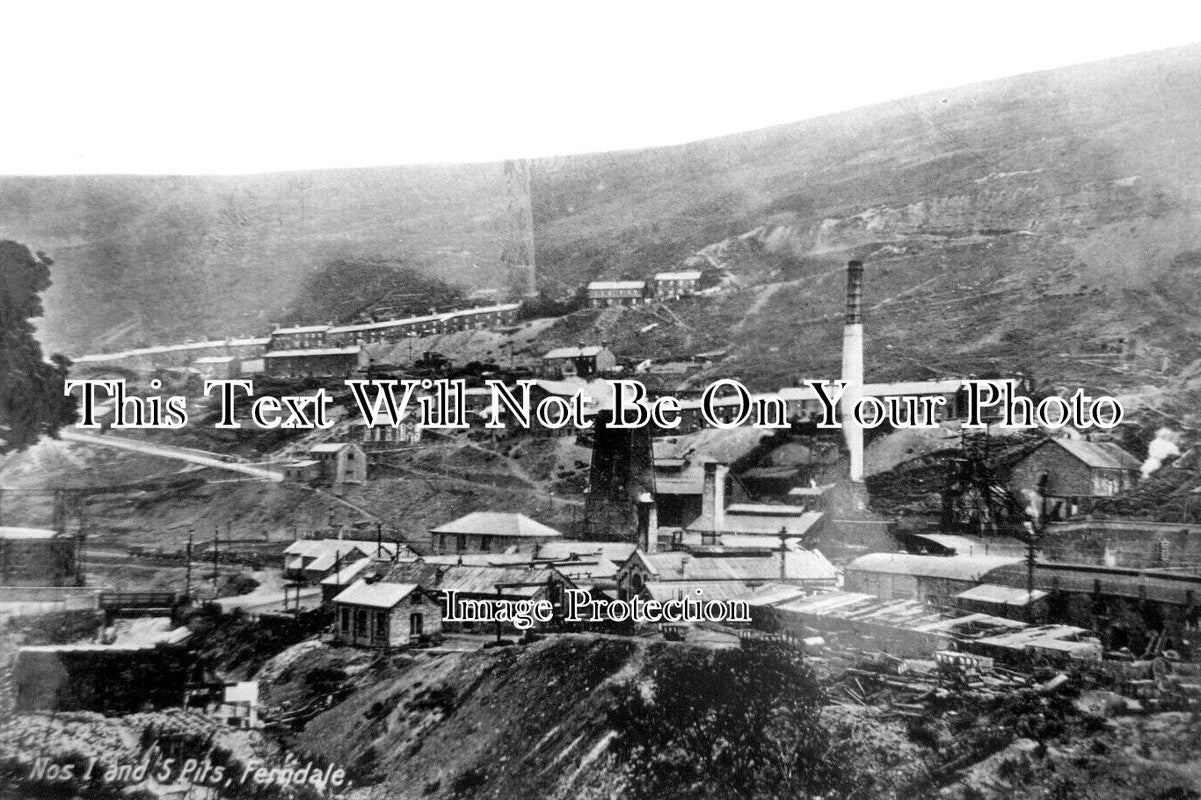 WL 513 - Nos 1 & 5 Pits, Ferndale Colliery, Rhonnda Valleys, Wales
