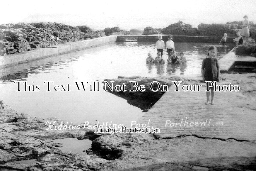 WL 555 - Kiddies Paddling Pool, Porthcawl, Wales c1935