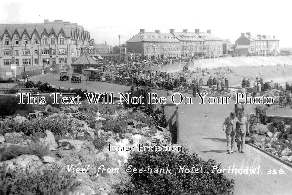WL 657 - View From Seabank Hotel, Porthcawl, Wales c1931