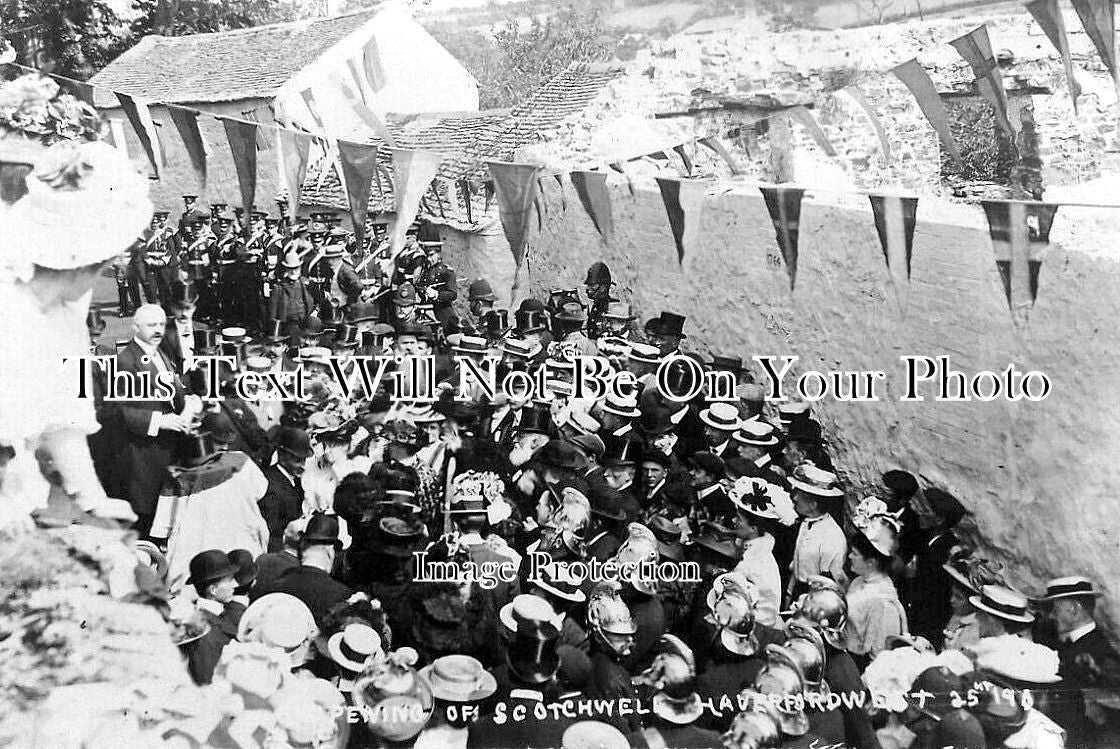 WL 679 - Opening Of Scotchwell Walk, Haverfordwest, Wales 1908