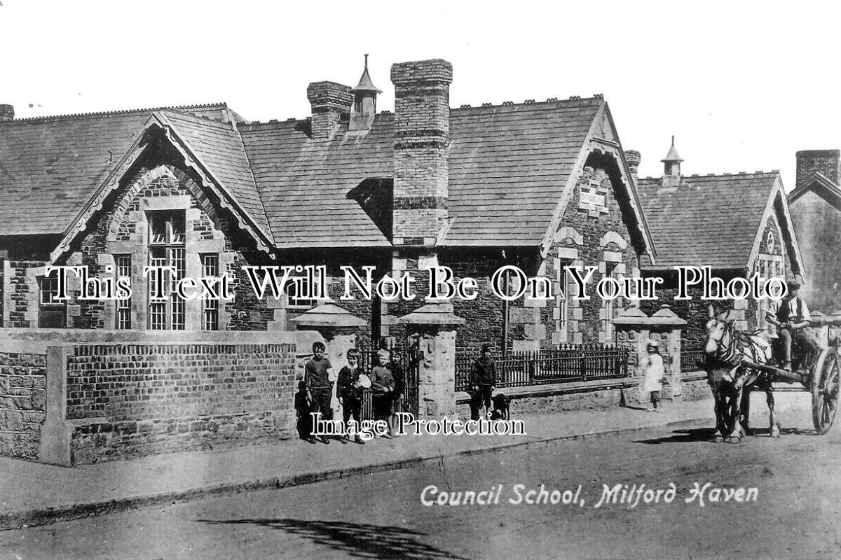 WL 698 - Council School, Milford Haven, Pembrokeshire, Wales