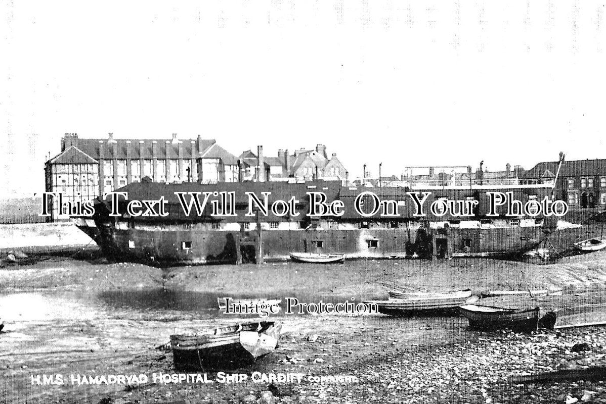 WL 720 - HMS Hamadryad Hospital Ship, Cardiff, Wales