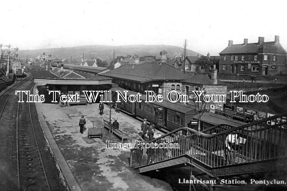 WL 764 - Llantrisant Railway Station, Wales c1918