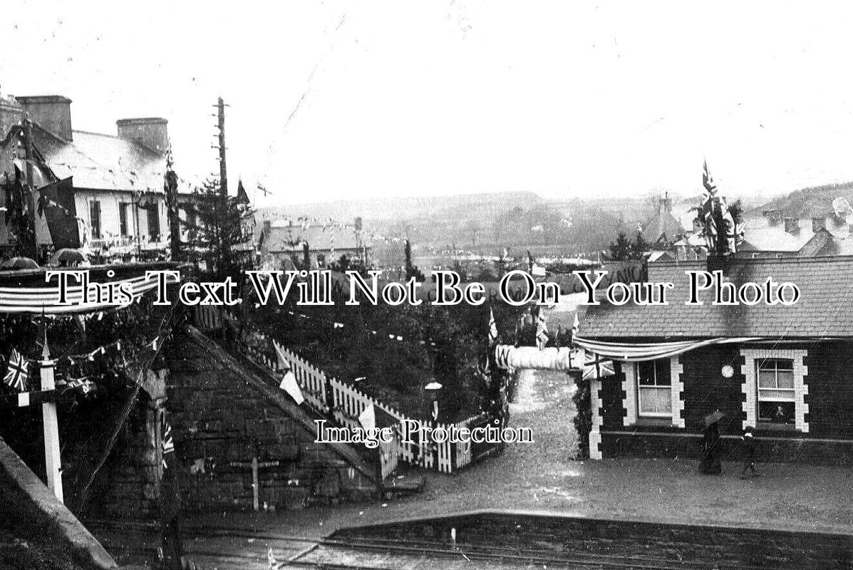 WL 872 - Llanbytmer Railway Station, Wales c1905