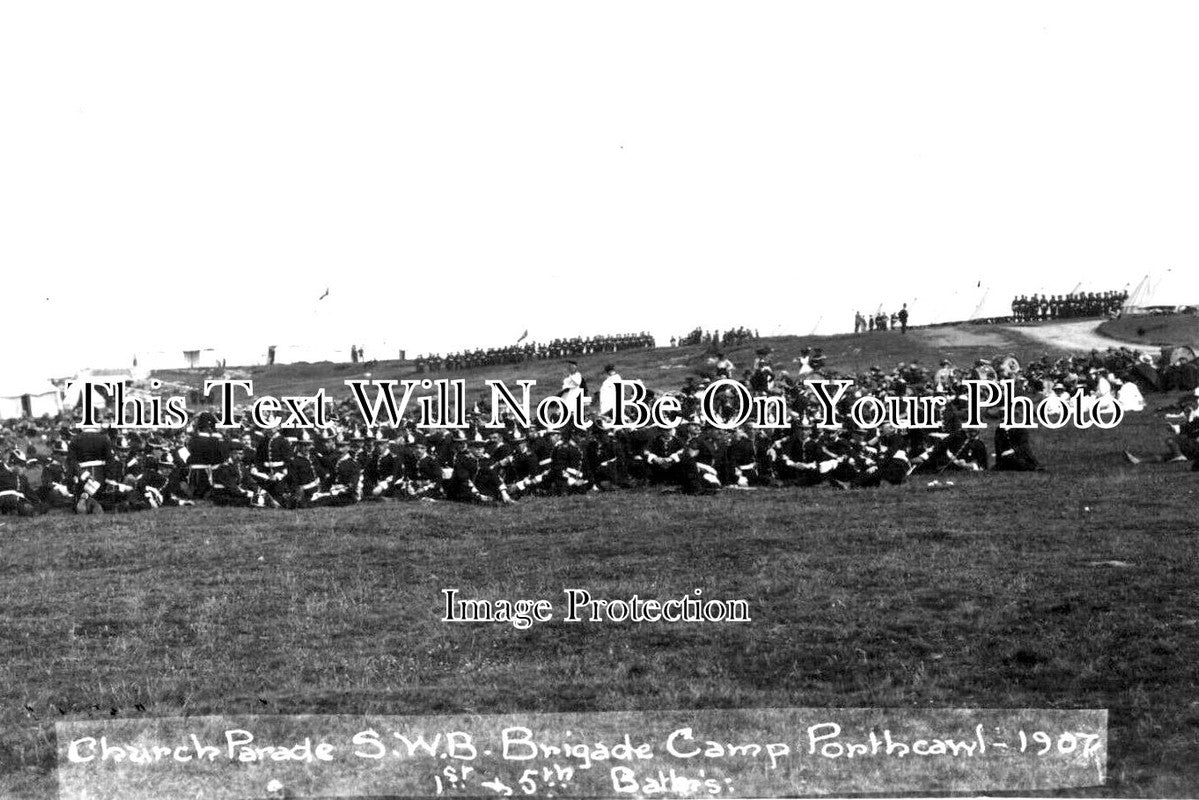 WL 953 - Church Parade SWB Brigade Camp, Porthcawl, Wales