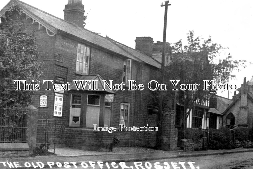 WL 999 - The Old Post Office, Rossett, Denbigshire, Wales c1911