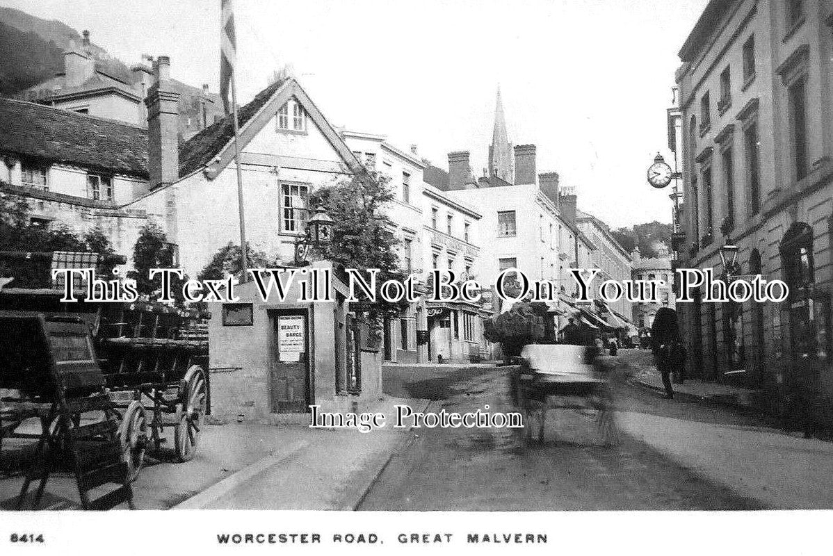 WO 1261 - Worcester Road, Great Malvern, Worcestershire c1915