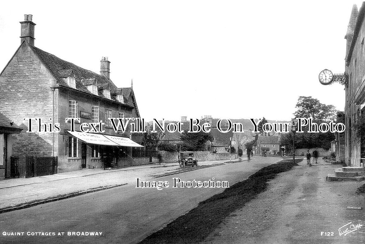 WO 1285 - Quaint Cottages At Bromsgrove, Worcestershire