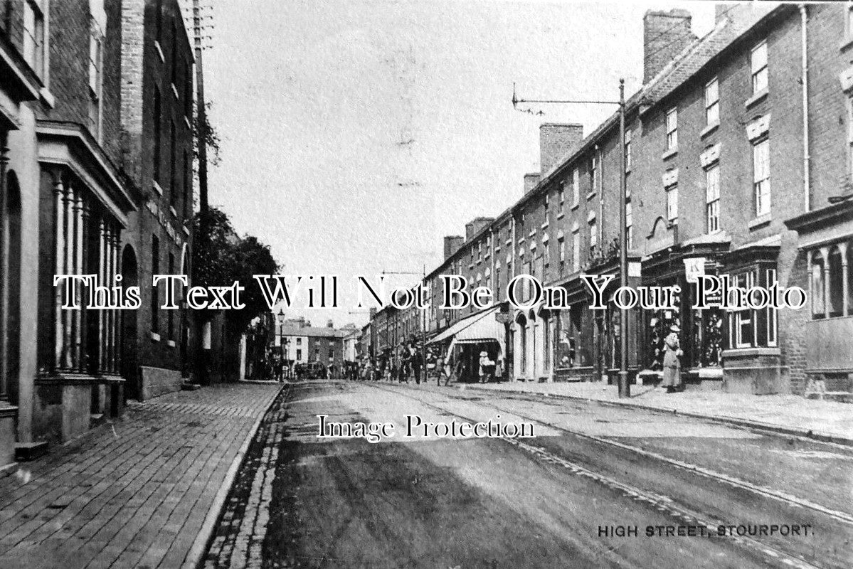 WO 155 - High Street, Stourport, Worcester, Worcestershire c1905