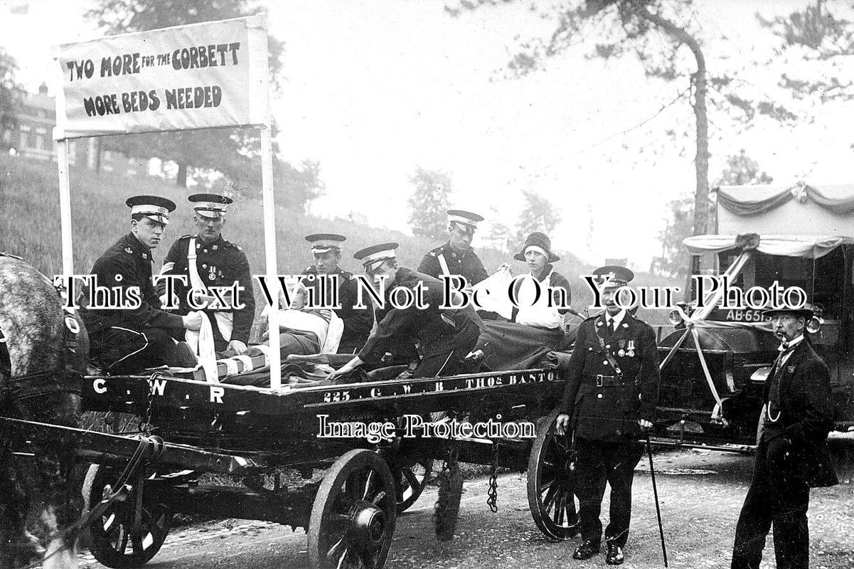 WO 1682 - Stourbridge & Corbett St John Ambulance GWR Trailer WW1