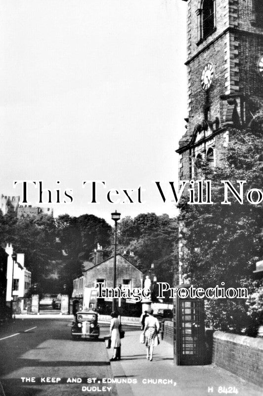 WO 1820 - The Keep & St Edmunds Church, Dudley, Worcestershire