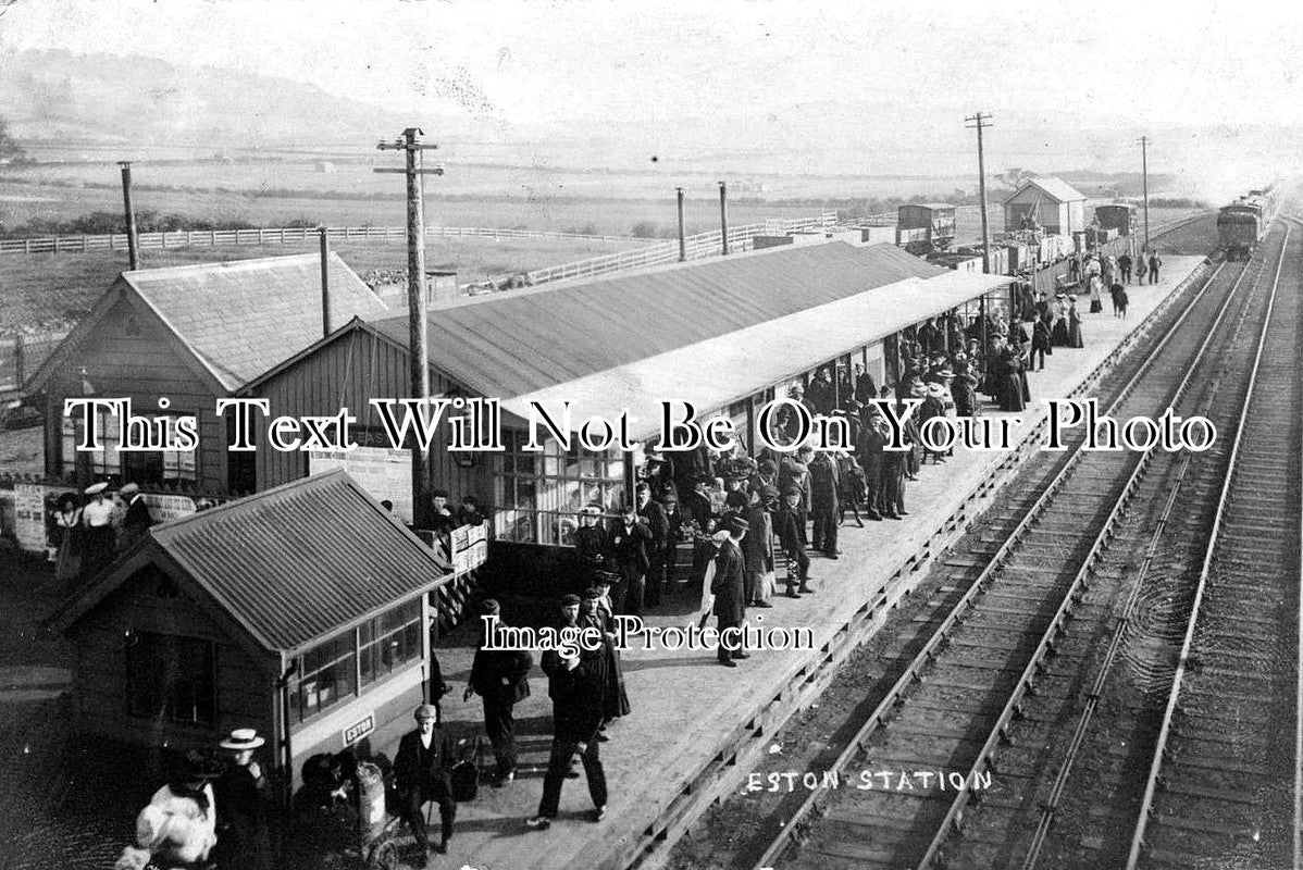 YO 100 - Eston Railway Station, Middlesborough, Teeside, North Yorkshire