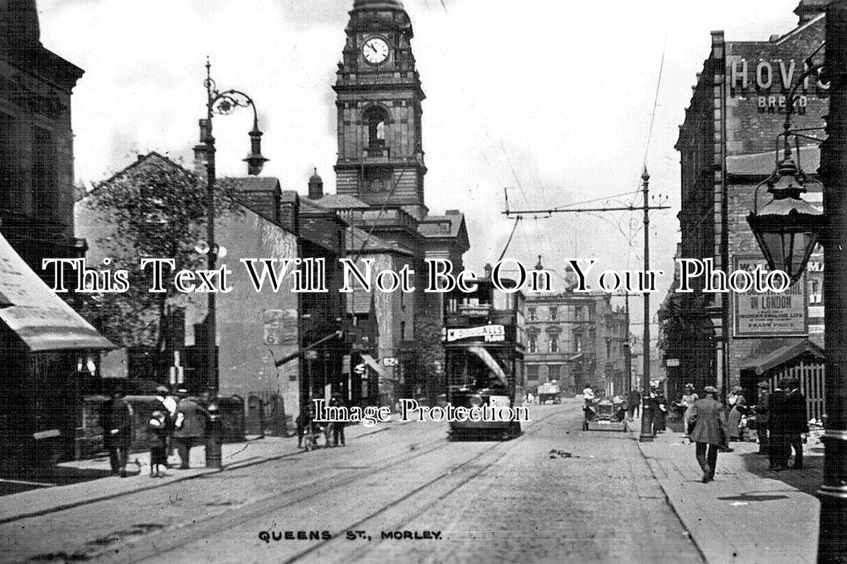 YO 10013 - Queens Street, Morley, Yorkshire c1916