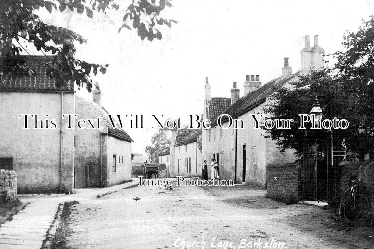YO 10036 - Church Lane, Barkston Ash, Yorkshire c1907