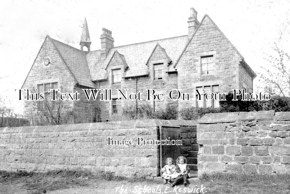 YO 10126 - The Schools, East Keswick, Yorkshire c1907