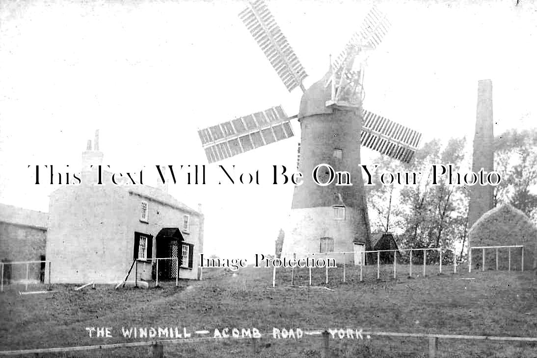 YO 10142 - The Windmill, Acomb Road Mill, York, Yorkshire c1908