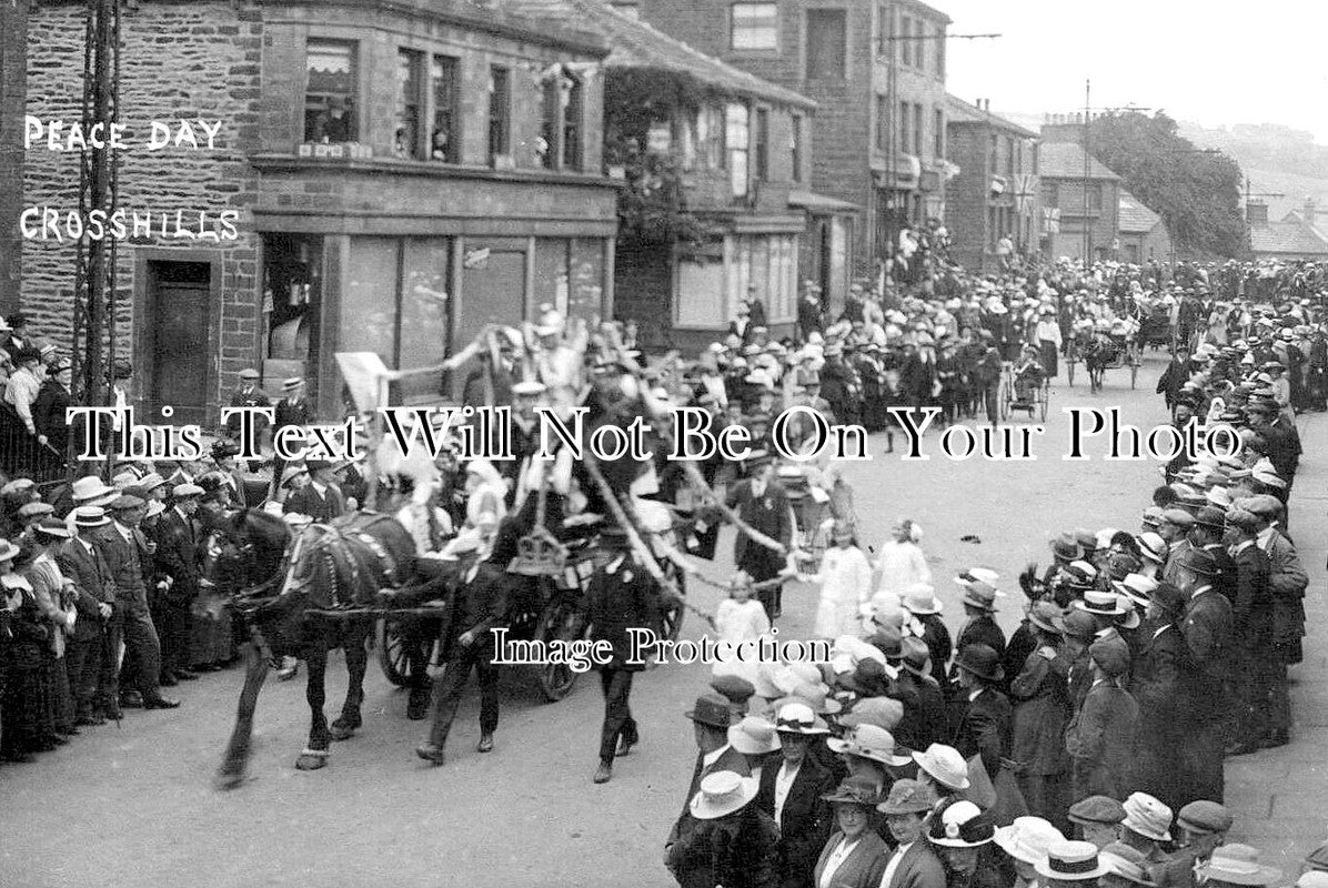 YO 10154 - Peace Day, Cross Hills, Kildwick, Yorkshire