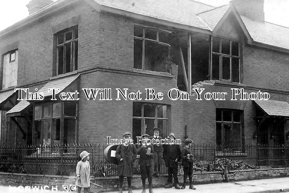 YO 10242 - Norwich Road Bombardment, Lowestoft 1916 WW1