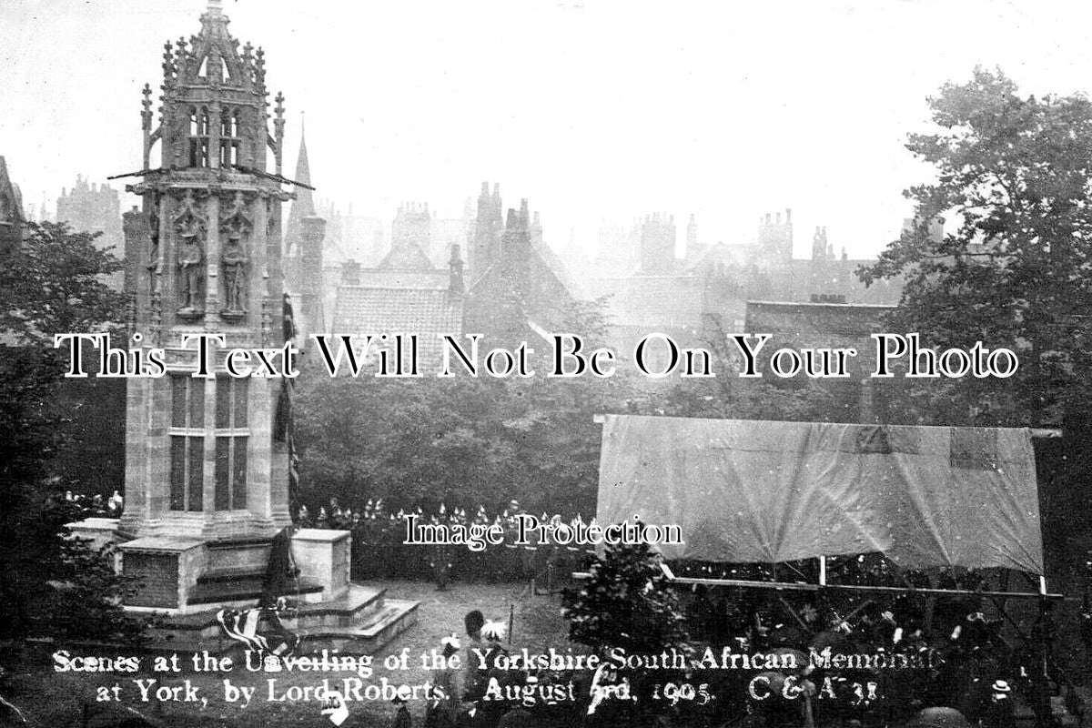 YO 10264 - South African War Memorial Unveiling, York, Yorkshire