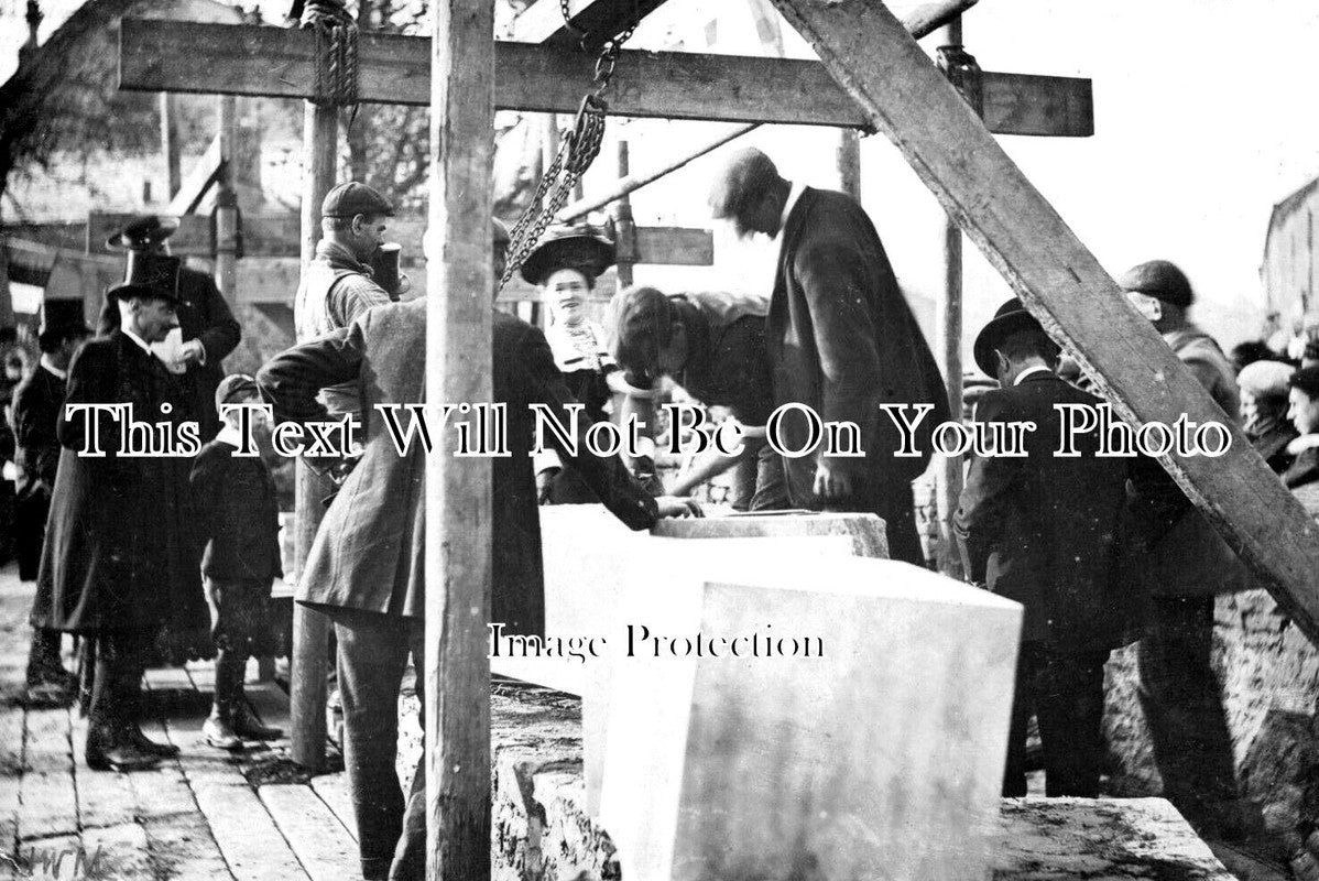 YO 10283 - Crookes New Hall Stone Laying, Sheffield, Yorkshire 1907