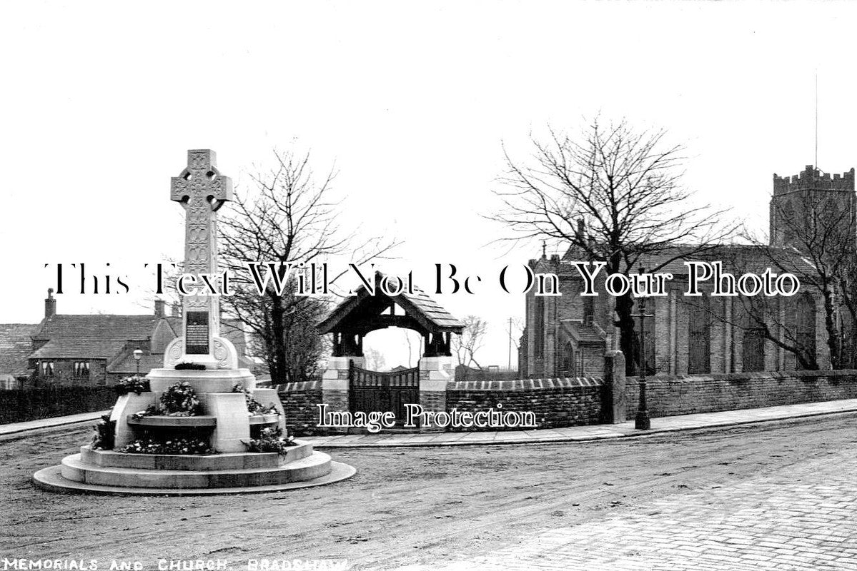 YO 10375 - Bradshaw Church & Memorials, Yorkshire