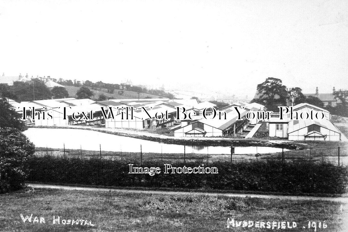 YO 10446 - War Hospital, Huddersfield, Yorkshire 1916 WW1