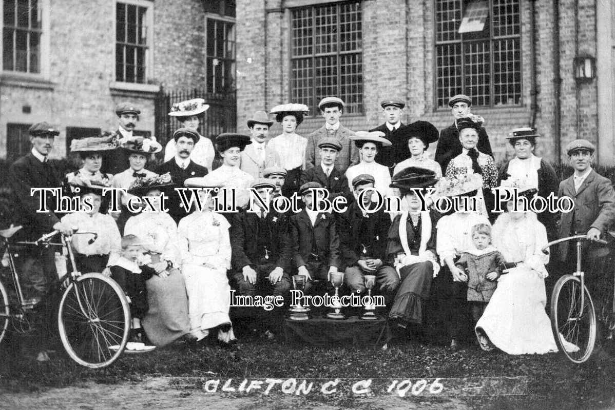YO 10590 - Clifton Cycling Club, York, Yorkshire 1906