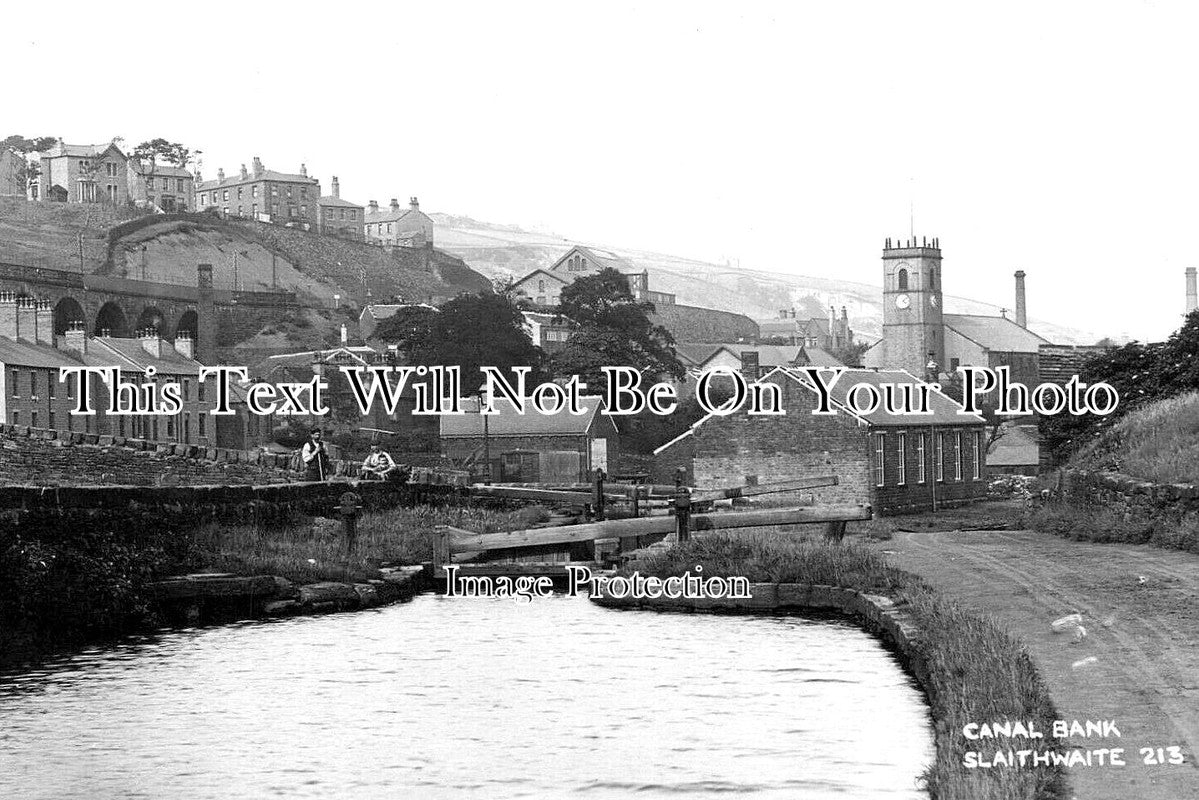 YO 10591 - Canal Bank, Slaithwaite, Yorkshire