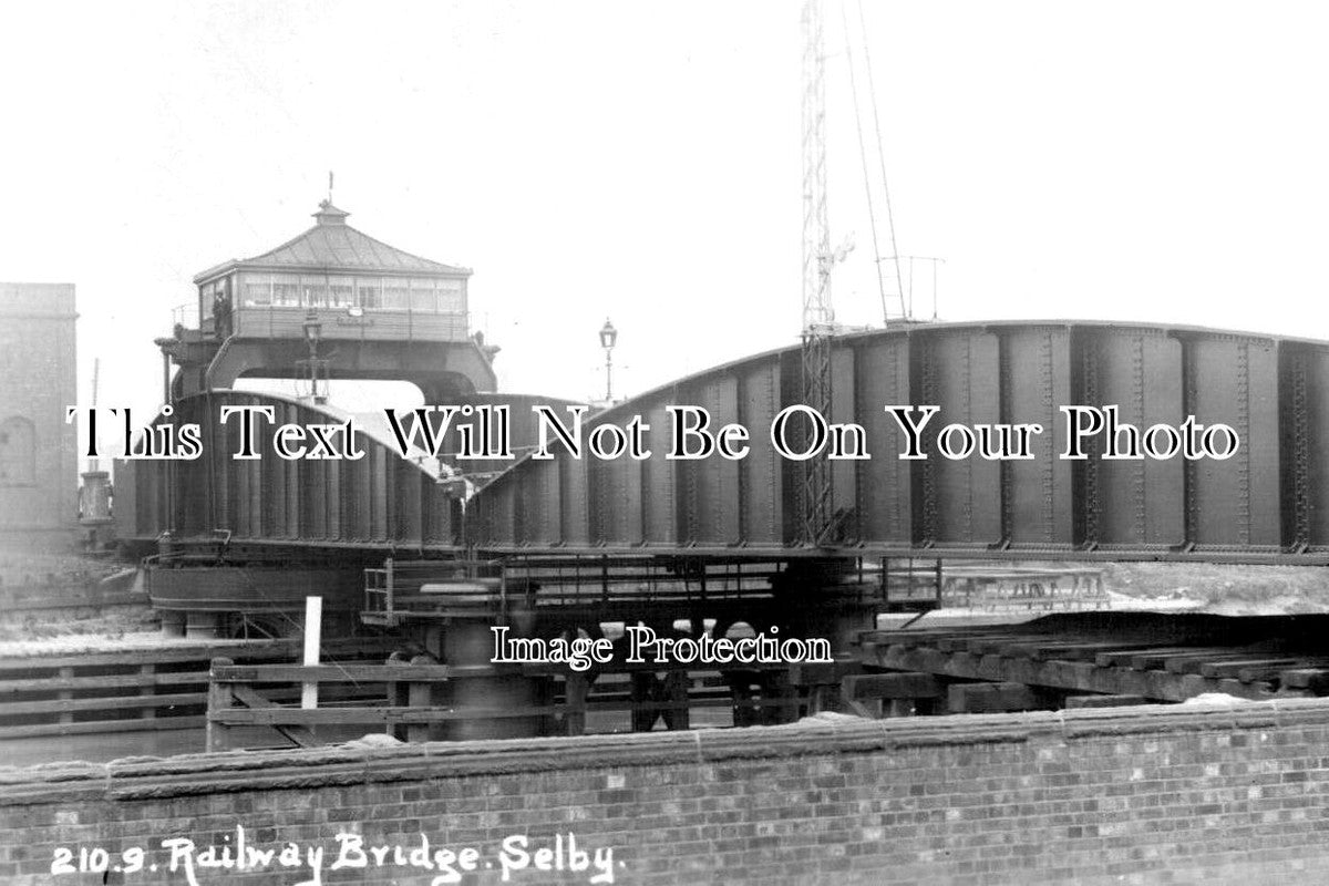 YO 10594 - Railway Bridge, Selby, Yorkshire