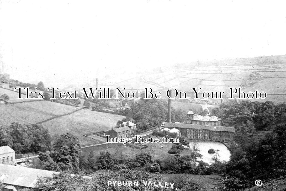 YO 10621 - Ryburn Valley Near Halifax, Yorkshire