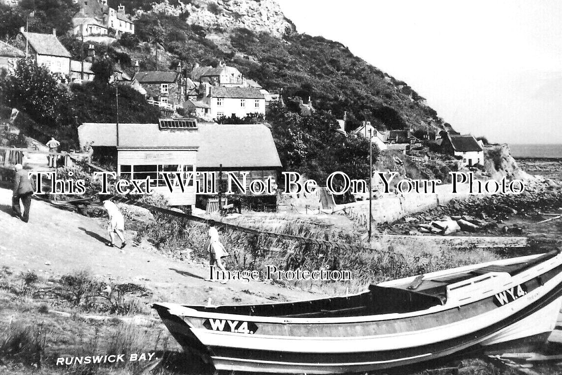YO 10643 - Runswick Bay, Whitby, Scarborough, Yorkshire c1959