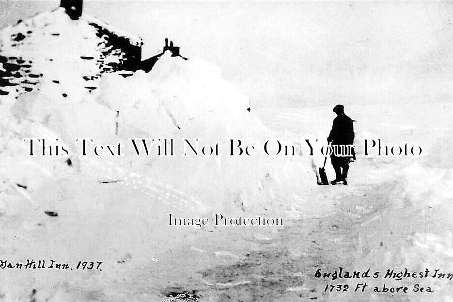 YO 10645 - Tan Hill Inn Blizzard, Yorkshire 1937