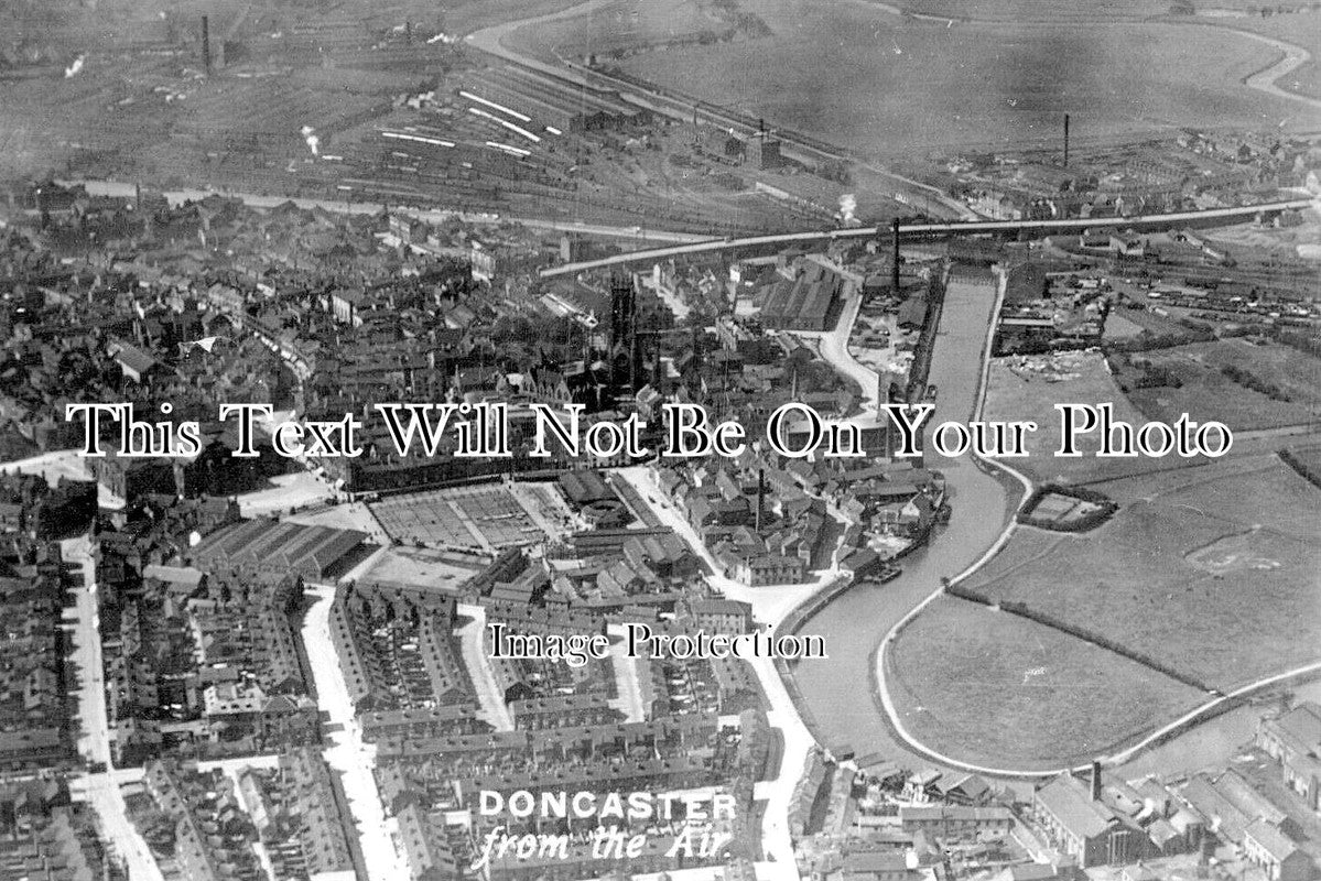 YO 10664 - Doncaster From The Air, Yorkshire