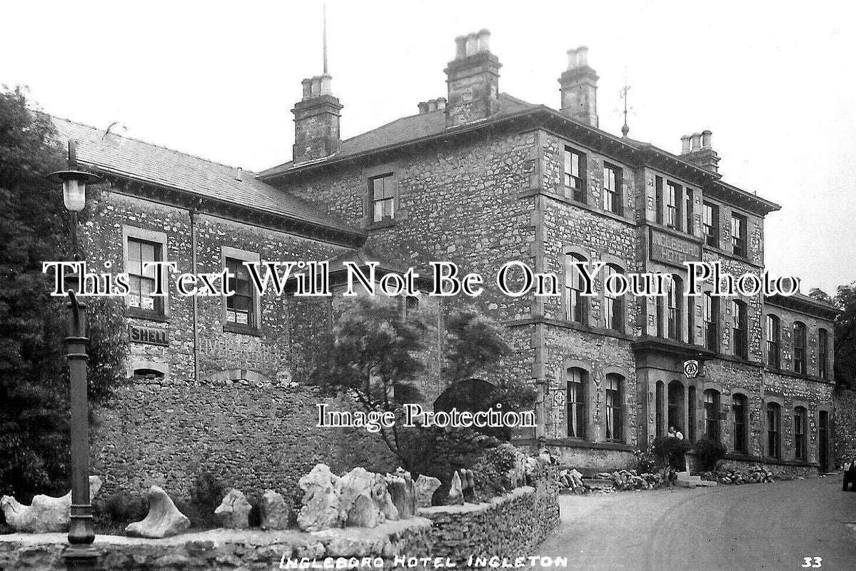 YO 10747 - Ingleboro Hotel, Ingleton, Craven, Yorkshire c1925