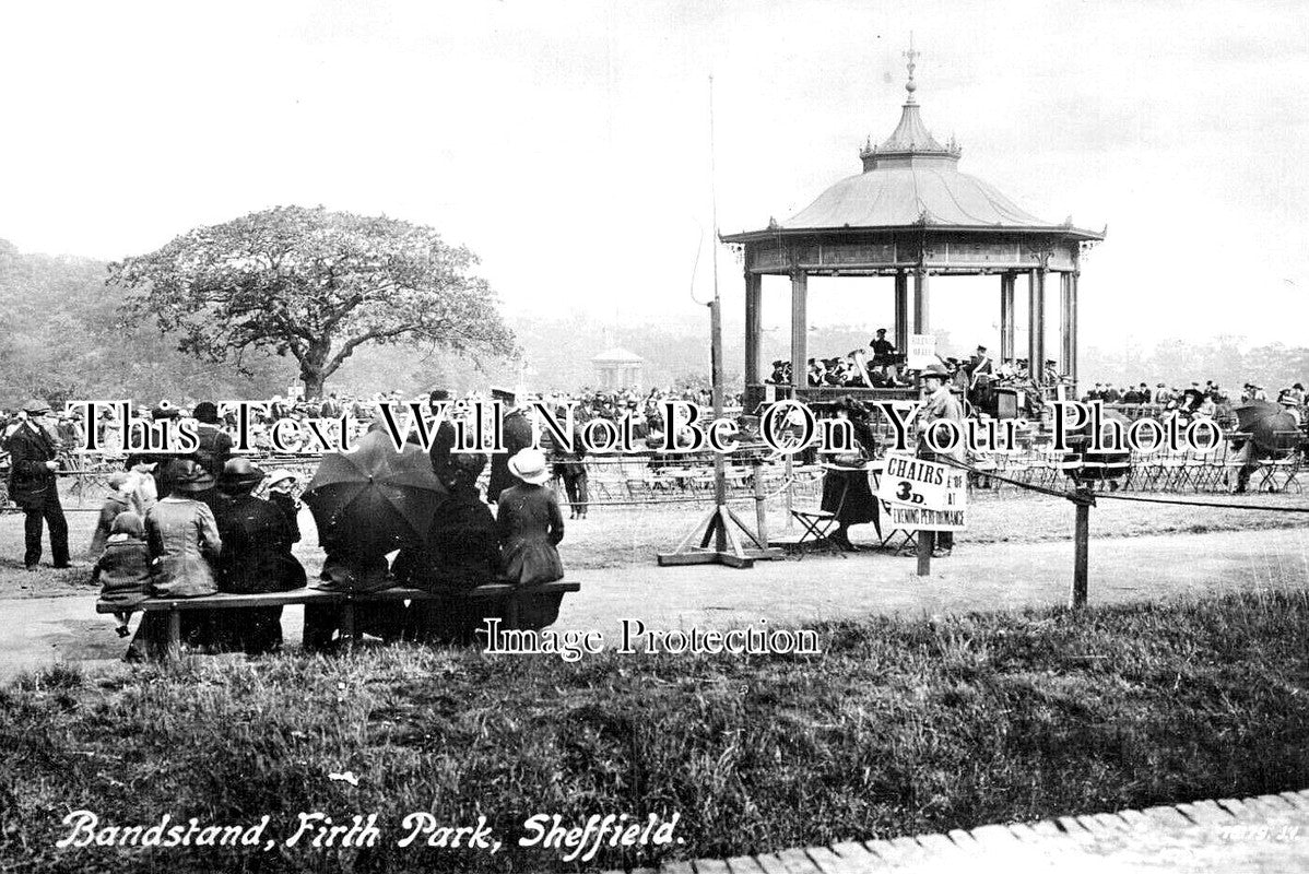 YO 10770 - Bandstand, Frith Park, Sheffield, Yorkshire