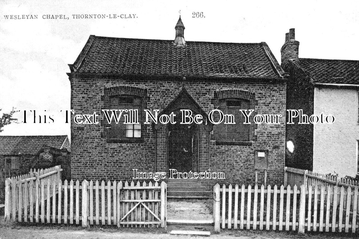 YO 10794 - Thornton Le Clay Wesleyan Chapel, Yorkshire c1908