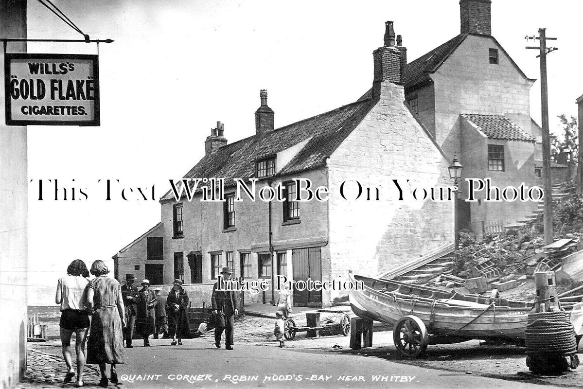 YO 10799 - Quaint Corner, Robin Hood's Bay, Whitby, Yorkshire