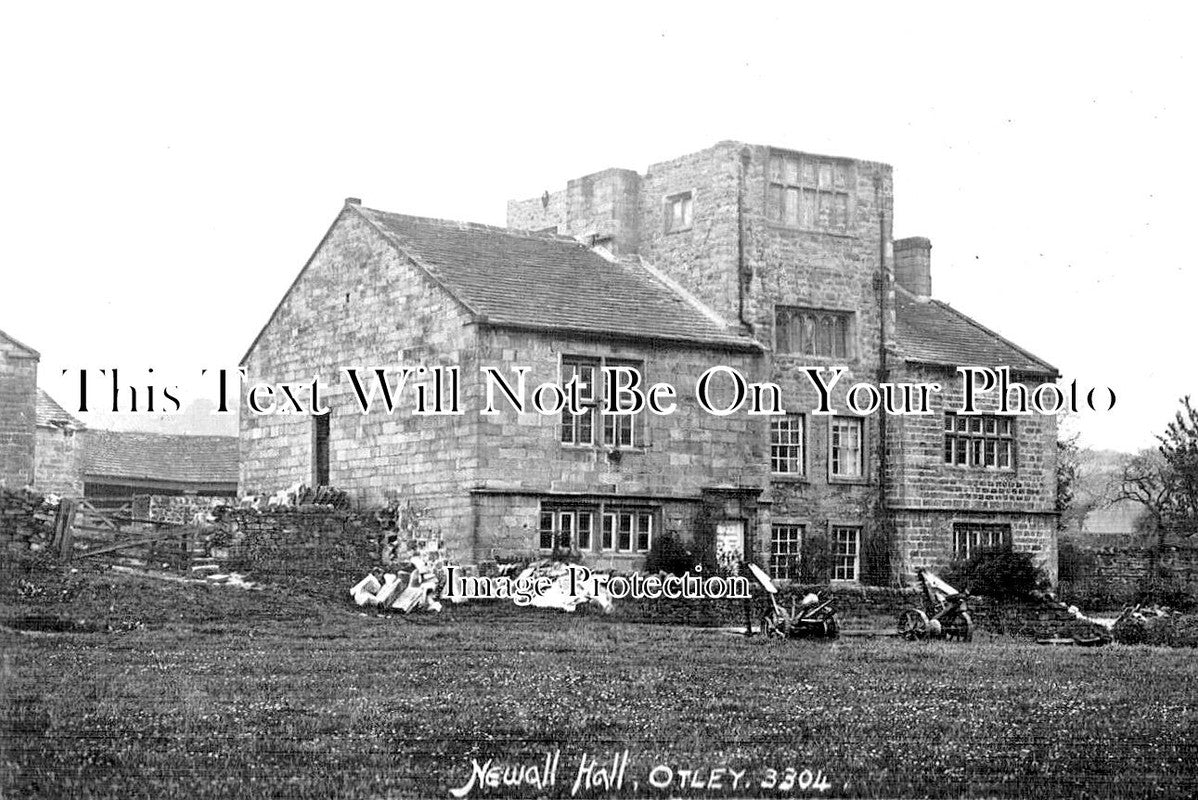 YO 10819 - Newall Hall, Otley, Yorkshire c1907