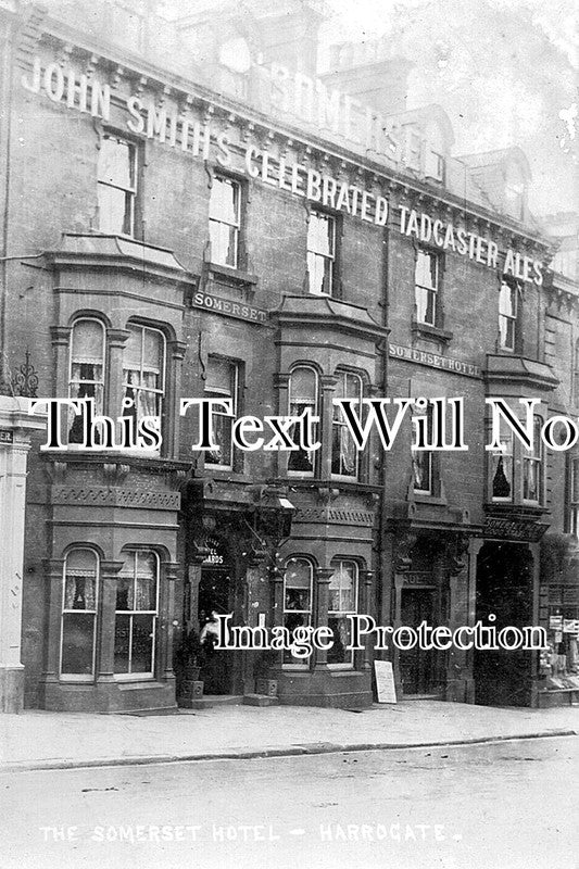 YO 10833 - The Somerset Hotel, Harrogate, Yorkshire c1906