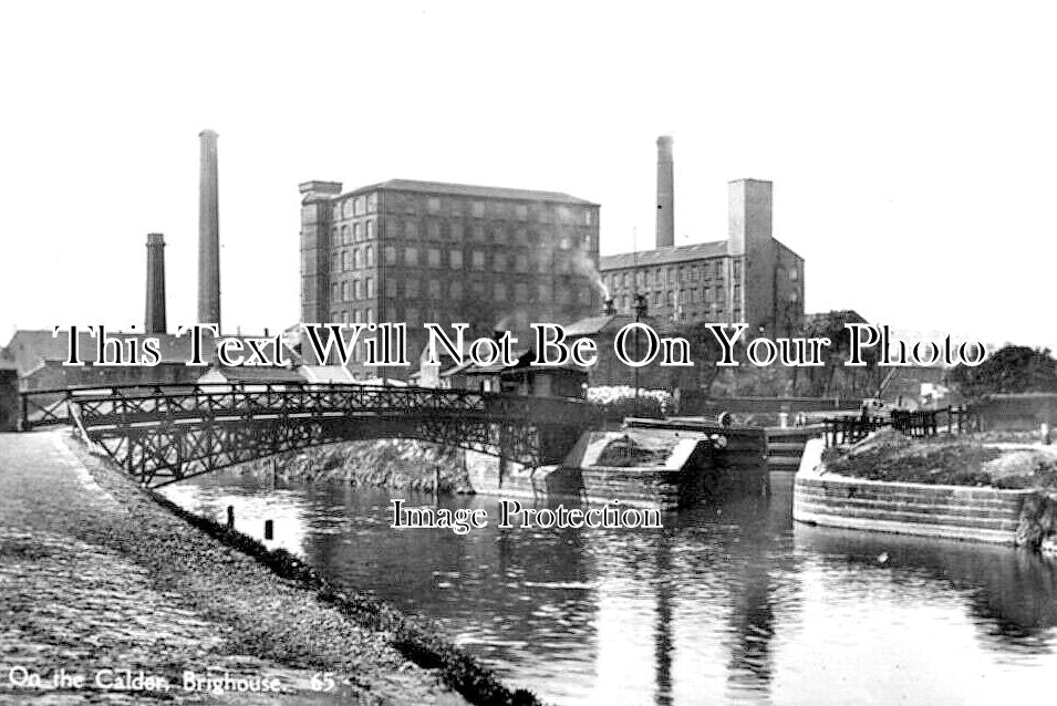 YO 10845 - On The Calder, Brighouse, Yorkshire c1935