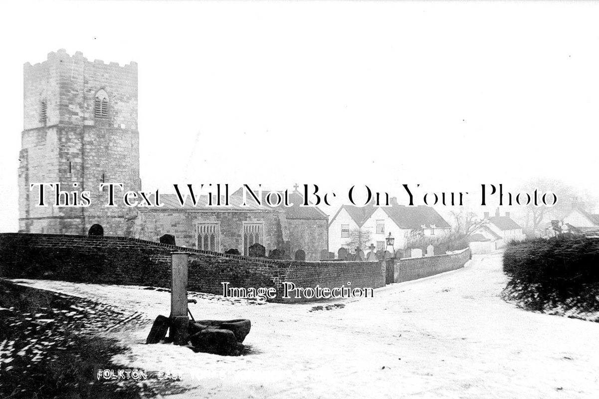 YO 10849 - Folkton Church, Yorkshire