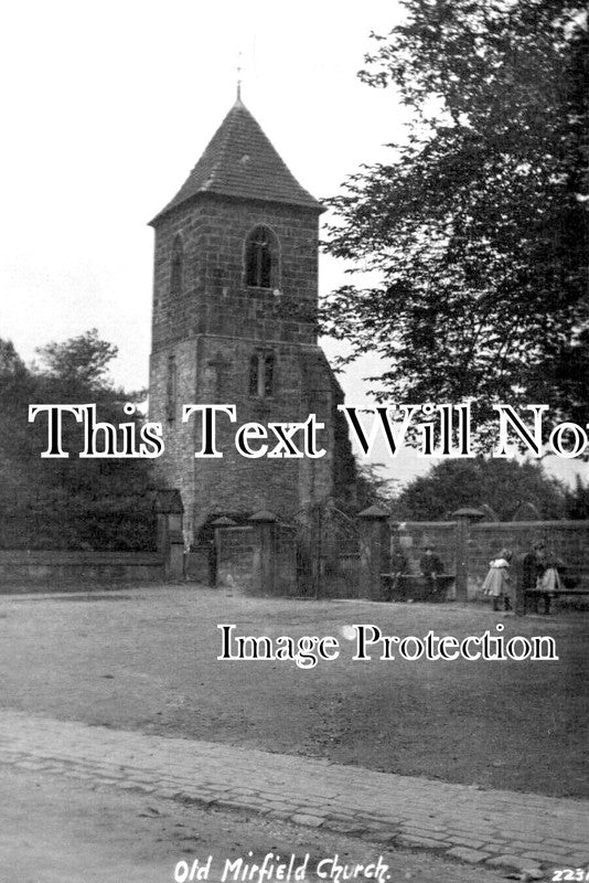 YO 10878 - Old Mirfield Church, Yorkshire