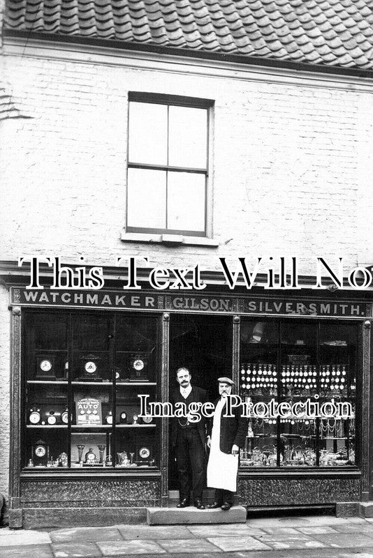 YO 10981 - Gilson Watchmaker Shop, Pocklington, Yorkshire