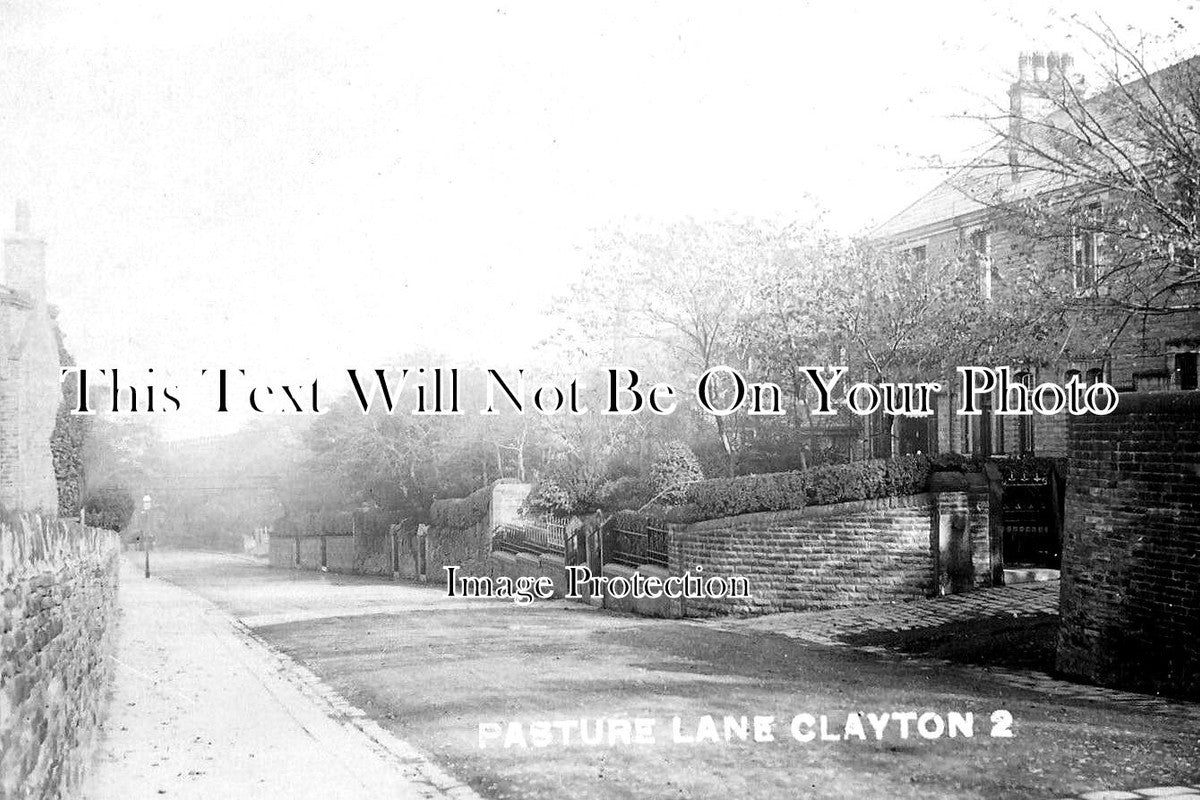 YO 11035 - Pasture Lane, Clayton, Yorkshire c1915