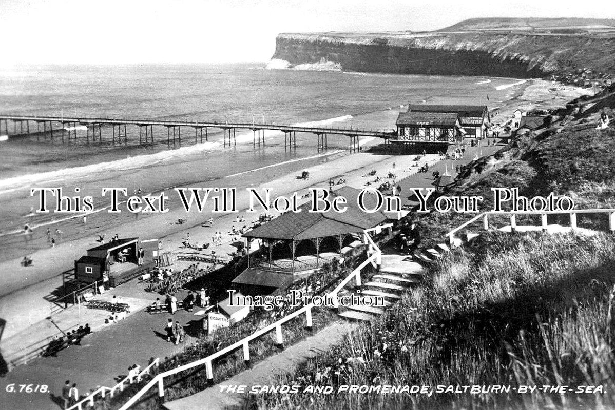 YO 11046 - The Sands & Promenade, Saltburn By The Sea, Yorkshire