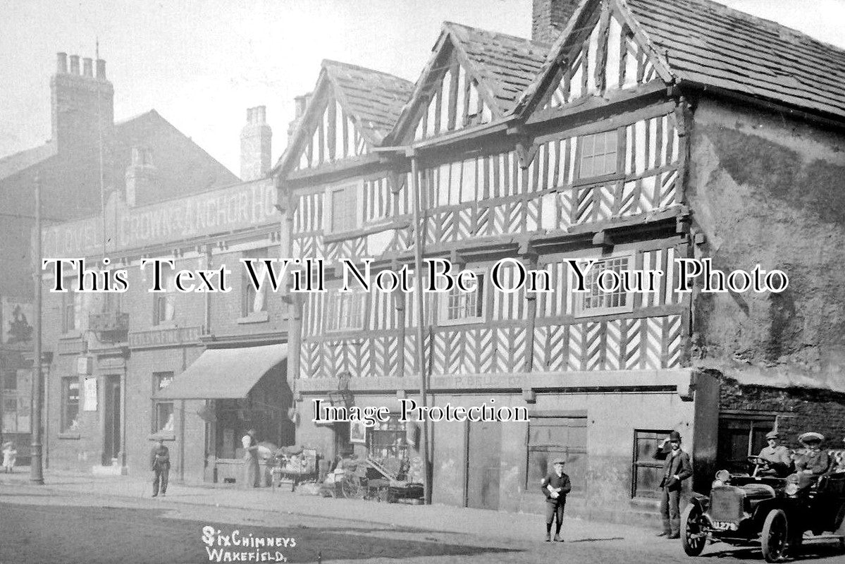 YO 11107 - Six Chimneys, Wakefield, Yorkshire c1909